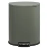Prullenbakken-Leen Bakker Pedaalemmer Flatback - 50 liter - groen - 64x48,5x36,8 cm