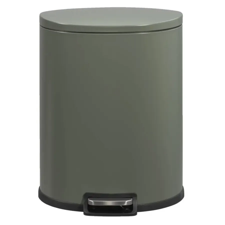 Prullenbakken-Leen Bakker Pedaalemmer Flatback - 50 liter - groen - 64x48,5x36,8 cm