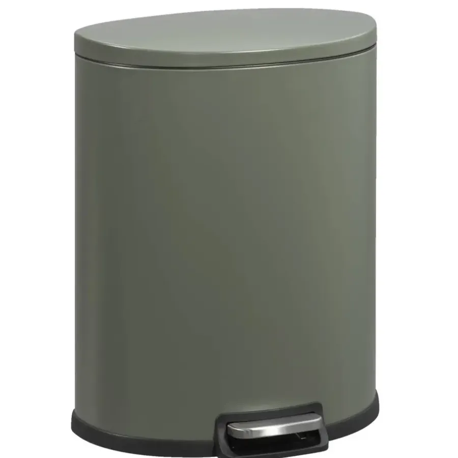 Prullenbakken-Leen Bakker Pedaalemmer Flatback - 50 liter - groen - 64x48,5x36,8 cm