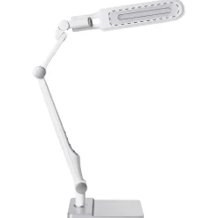 Bureaulampen|Bureaulampen-Leen Bakker PEGASI - Bureaulamp LED - Zilver - Synthetisch materiaal