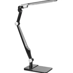 Leen Bakker PEGASI - Bureaulamp LED - Zwart - Synthetisch materiaal