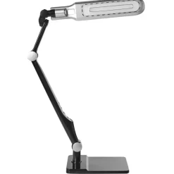 Leen Bakker PEGASI - Bureaulamp LED - Zwart - Synthetisch materiaal