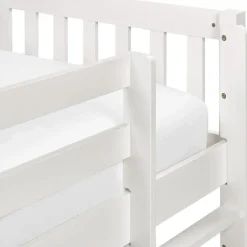 1-Persoons Bedden-Beliani PEIPIN - Kinderbed - Wit - 90 x 200 cm - Hout