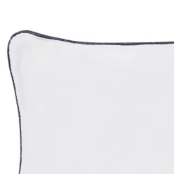 Hoofdkussens-Beliani PELISTER - 2x Hoofdkussen hoog - Wit - 40 x 80 cm - Japara
