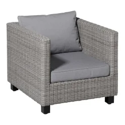 Loungekussens-Perel Lounge profi-line soft outdoor Manchester light grey