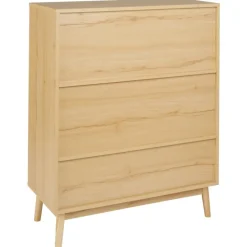 Beliani PEROTE - Dressoir - Lichte houtkleur - Rotan