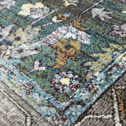 Muratap Picasso Pablo Vintage Vloerkleed Groen / Multi Laagpolig - 300x400 CM