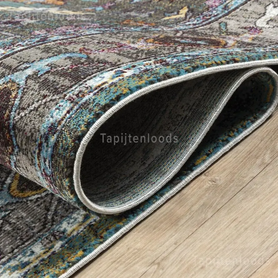 Muratap Picasso Pablo Vintage Vloerkleed Groen / Multi Laagpolig - 300x400 CM