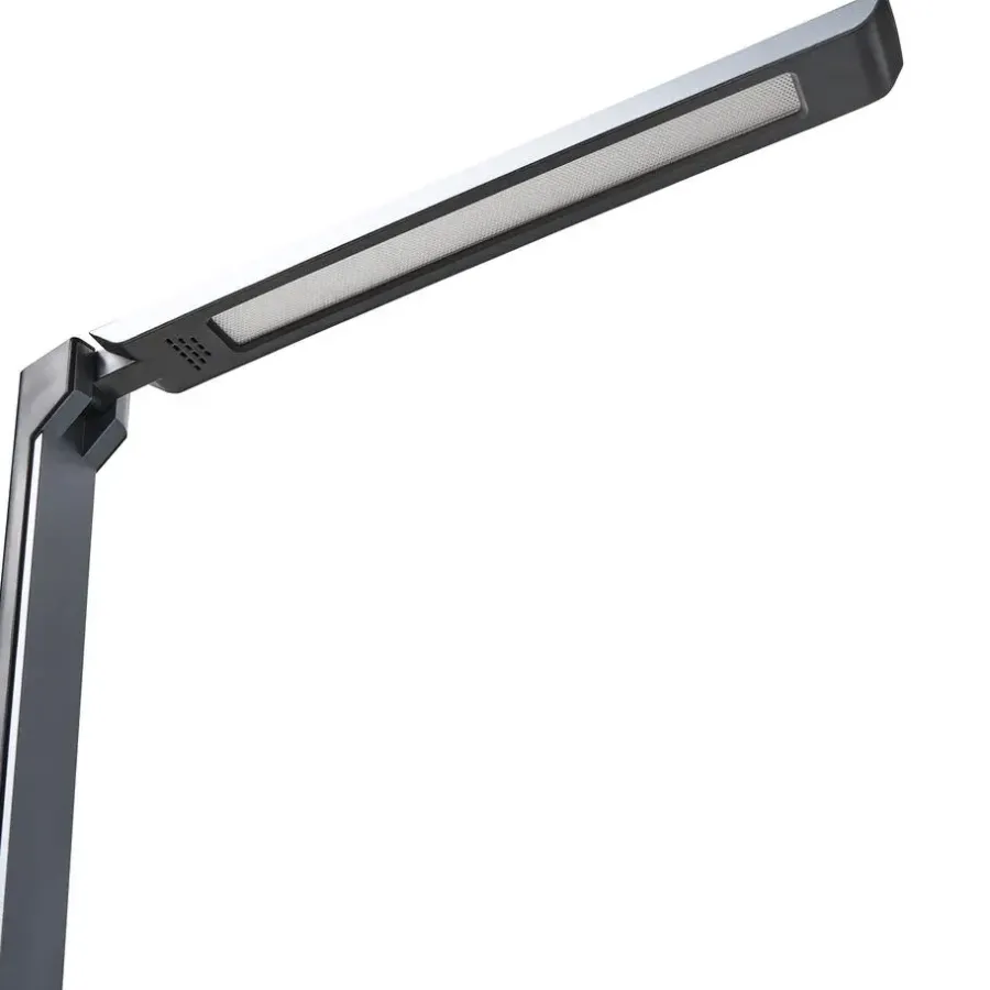 Bureaulampen|Bureaulampen-Leen Bakker PICTOR - Bureaulamp LED - Donkergrijs - Synthetisch materiaal