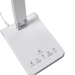 Leen Bakker PICTOR - Bureaulamp LED - Wit - Synthetisch materiaal