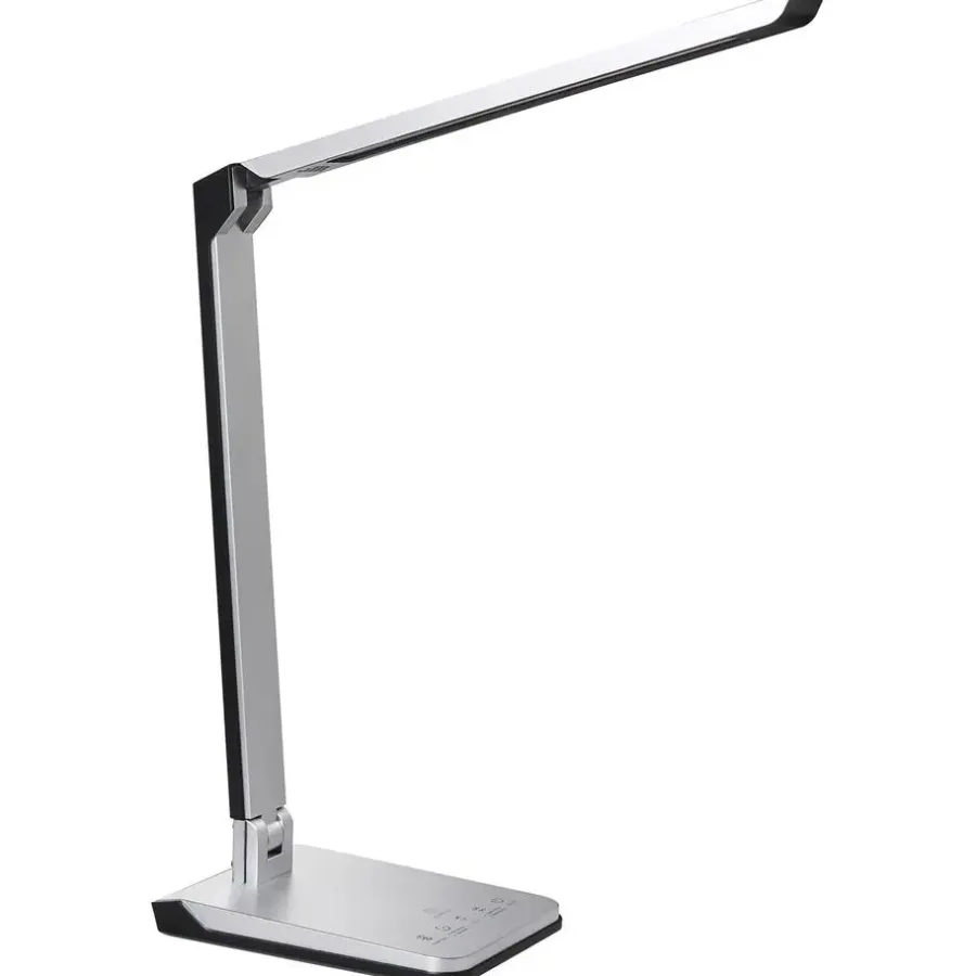Bureaulampen|Bureaulampen-Leen Bakker PICTOR - Bureaulamp LED - Zilver - Synthetisch materiaal