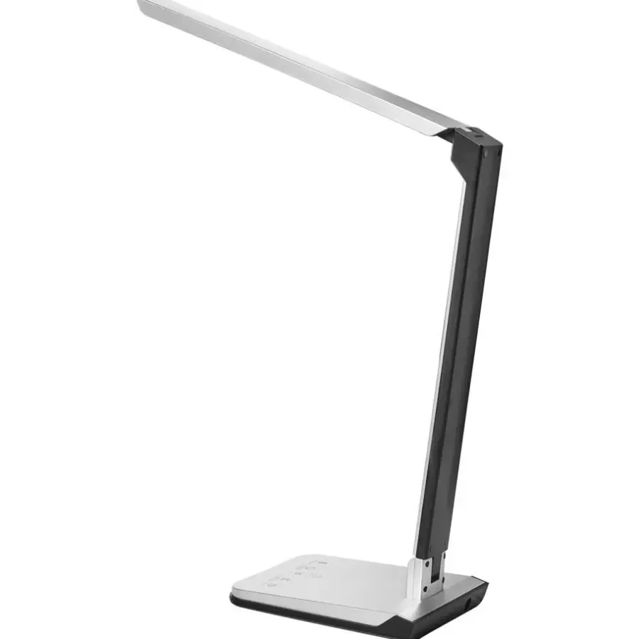 Bureaulampen|Bureaulampen-Leen Bakker PICTOR - Bureaulamp LED - Zilver - Synthetisch materiaal