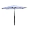 PimXL Luxe 8-ribs Parasol - Ø300cm - Wit