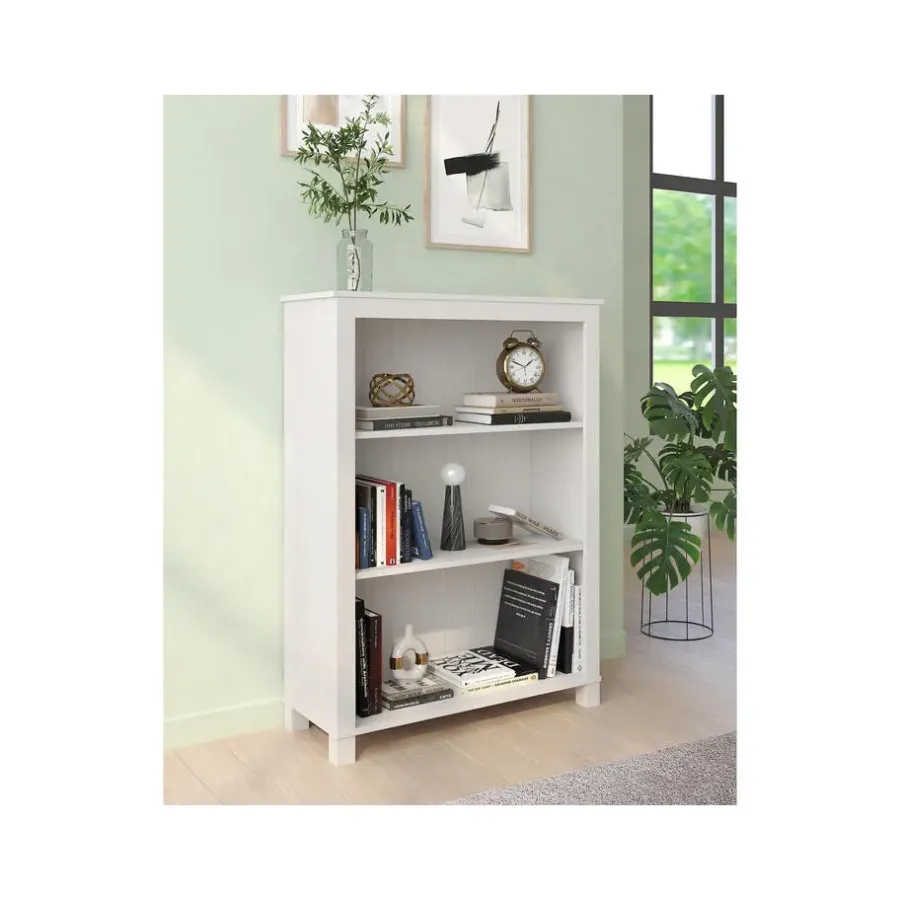 Loft24 Pivo - Boekenkast met 2 planken in wit grenen
