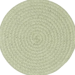 Placemats-Leen Bakker Placemat Emory - groen - Ø38 cm (1 stuk)