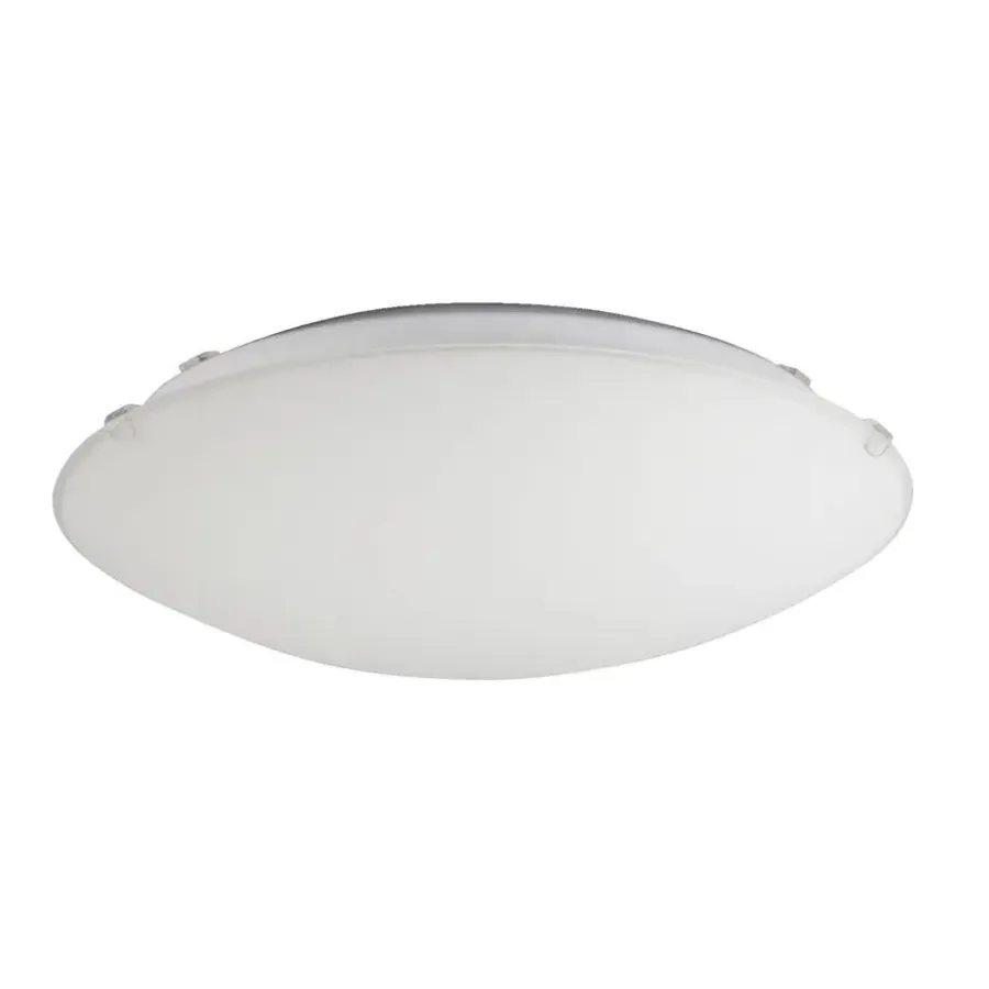Leen Bakker Plafondlamp Basic - matglas - Ø27 cm