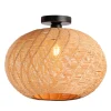 Plafondlampen-Leen Bakker Plafondlamp Joya - naturel - Ø40x31 cm