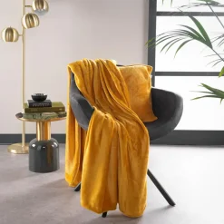 Plaids-Sierkussen.nl Plaid Billy - Golden Glow - 150x200 cm