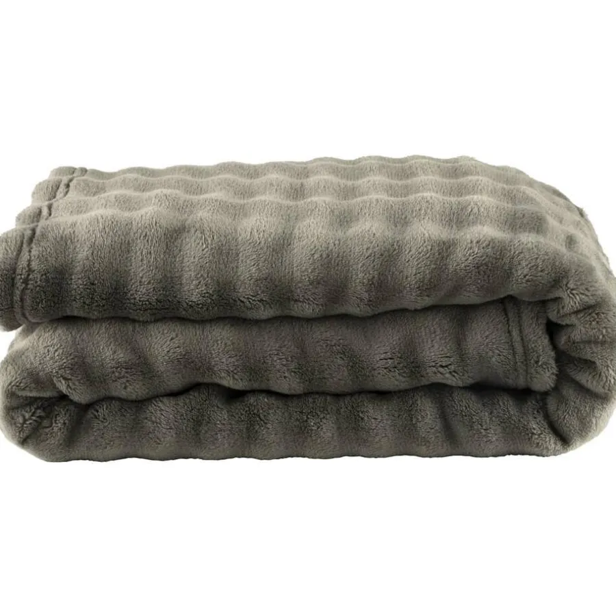 Leen Bakker Plaid Brylin - groen - 130x170 cm