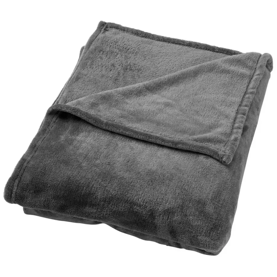 Plaids-Sierkussen.nl Plaid Charlie - Charcoal Gray - 200x220 cm