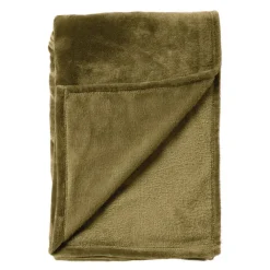 Plaids-Sierkussen.nl Plaid Charlie - Military Olive - 200x220 cm