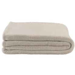 Leen Bakker Plaid Duuk - beige - 130x160 cm