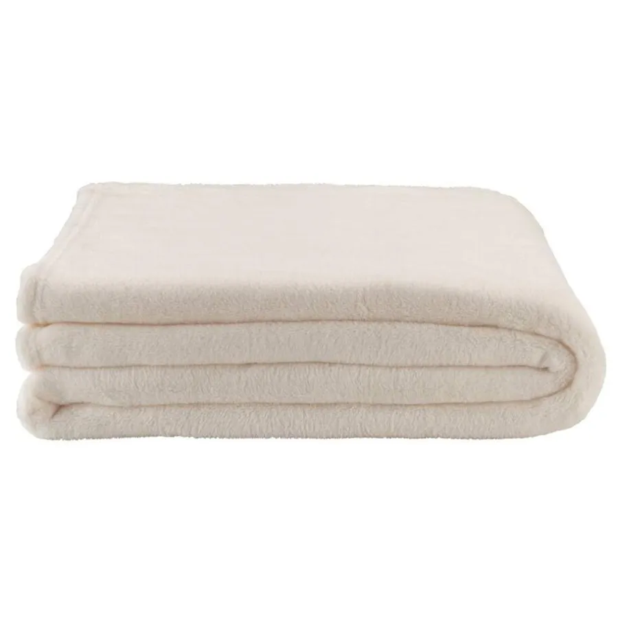 Plaids-Leen Bakker Plaid Duuk - off-white - 130x160 cm