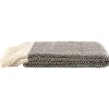 Plaids-Leen Bakker Plaid Karst - zwart - 130x170 cm