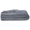 Leen Bakker Plaid Niek XXL - grijs - 240x220 cm