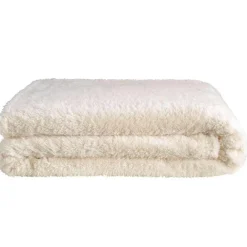 Leen Bakker Plaid Veerle - off white - 150x200 cm