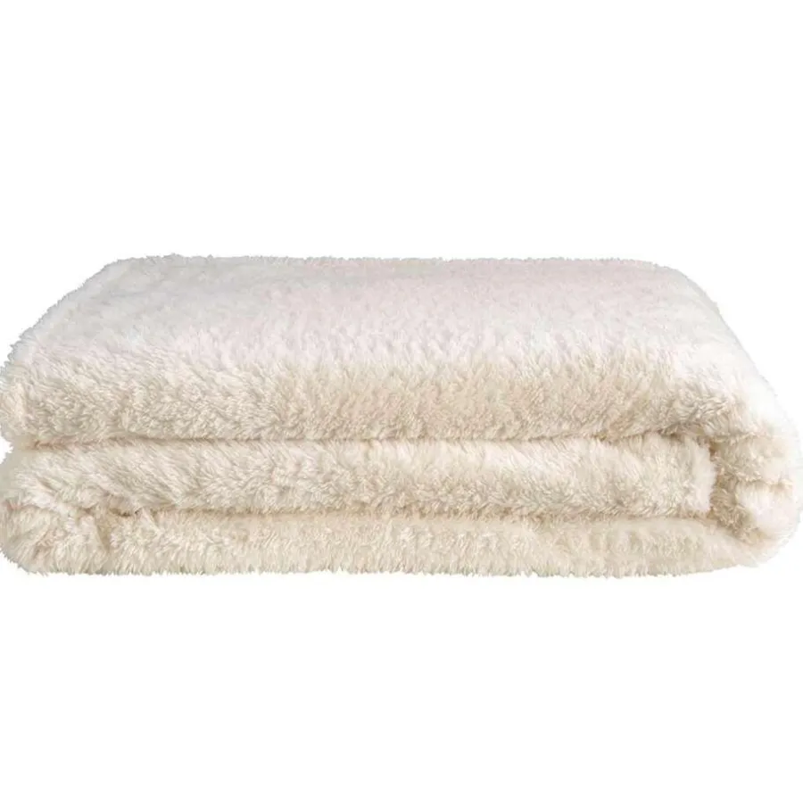 Leen Bakker Plaid Veerle - off white - 150x200 cm