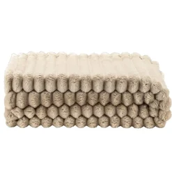 Leen Bakker Plaid Zaira - zand - 130x170 cm