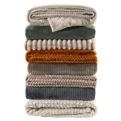 Leen Bakker Plaid Zaira - zand - 130x170 cm