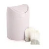 PlasticForte Mini prullenbakje - roze - kunststof - aanrechtmodel