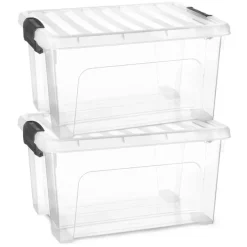 Opbergboxen-PlasticForte Multi Storage Opslagbox - transparant - 16.5L