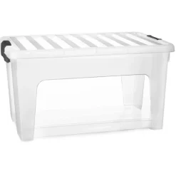 PlasticForte Multi Storage Opslagbox - transparant - 36L