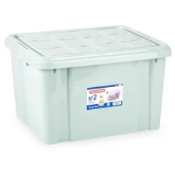 PlasticForte Multi Storage Opslagbox - mintgroen - 25L