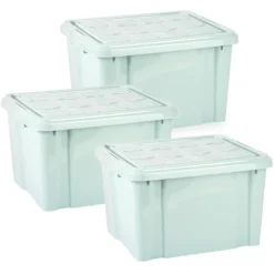 PlasticForte Multi Storage Opslagbox - mintgroen - 25L