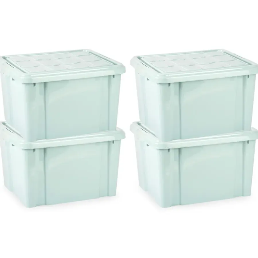 PlasticForte Multi Storage Opslagbox - mintgroen - 25L