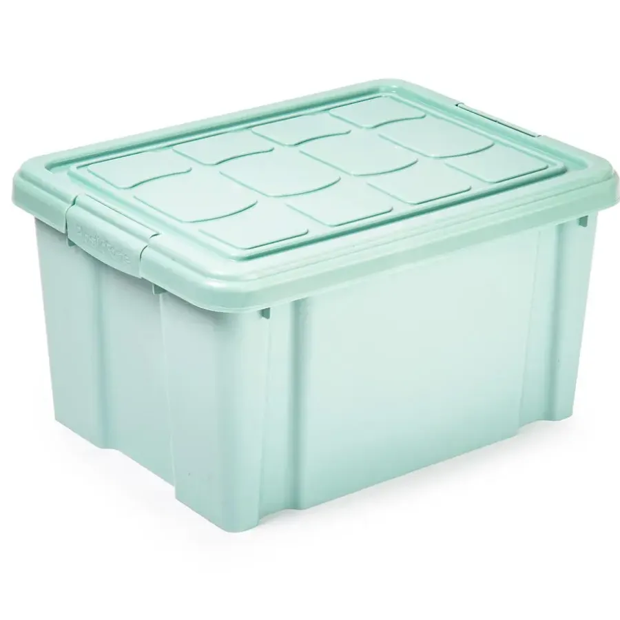 Opbergboxen-PlasticForte Multi Storage Opslagbox - mintgroen - 16L
