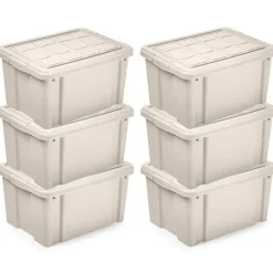 PlasticForte Multi Storage Opslagbox - beige - 16L
