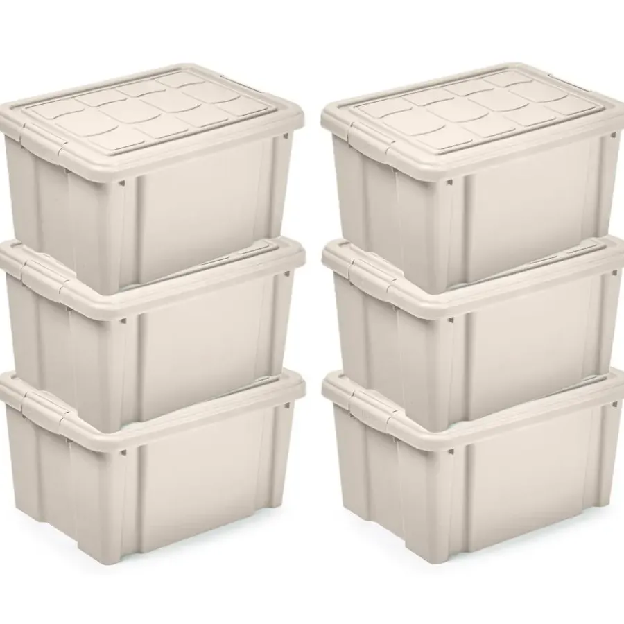 PlasticForte Multi Storage Opslagbox - beige - 16L