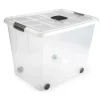 PlasticForte Opslagbak met deksel - 1x - 86L - 62 x 45 x 47 cm