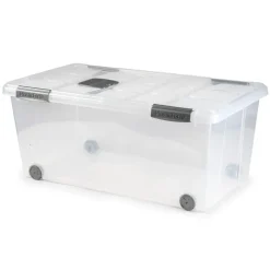 PlasticForte Opslagbak met deksel - 1x - 61L - 73 x 41 x 32 cm