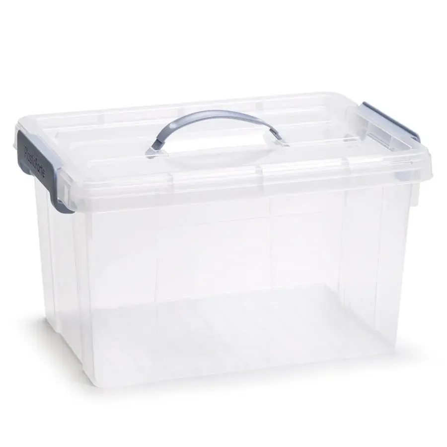 Opbergboxen-PlasticForte Opslagbox AZUL - transparant - 18.5 liter