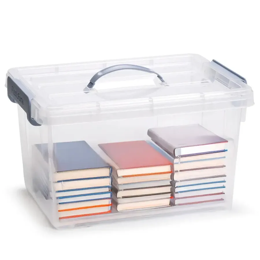 Opbergboxen-PlasticForte Opslagbox AZUL - transparant - 18.5 liter