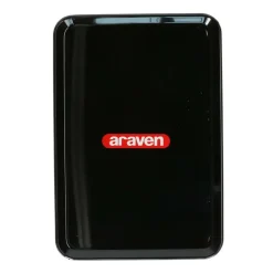 Dienbladen-Araven Plat Horeca dienblad - zwart - kunststof - 35 x 24 cm - Serveren