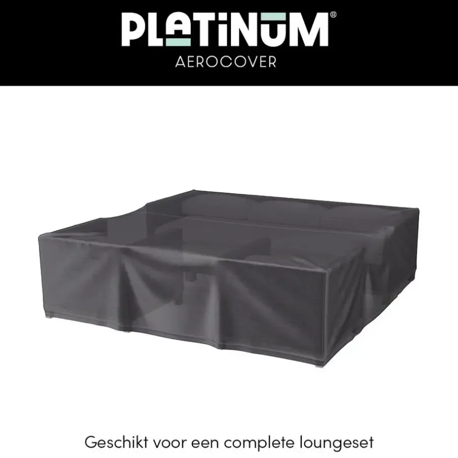 Tuinmeubelbeschermers-Aerocover Platinum loungesethoes 235x235x70 cm