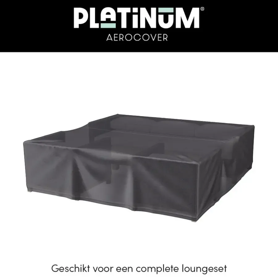 Tuinmeubelbeschermers-Aerocover Platinum loungesethoes 250x200x70 cm