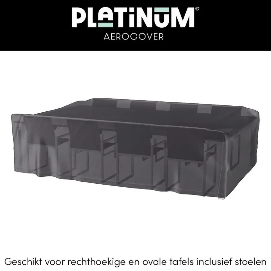 Tuinmeubelbeschermers-Aerocover Platinum tuinsethoes - 280x150x85 cm
